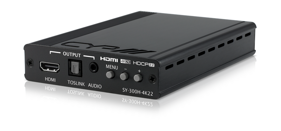 CYP Europe VideoScaler UHD,4K/ HDMI2.0 HDMI/ Audio auf HDMI/ Audio SY-300H-4K22
